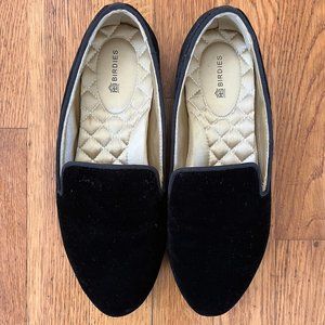 Birdies The Starling Black Velvet Size 6.5